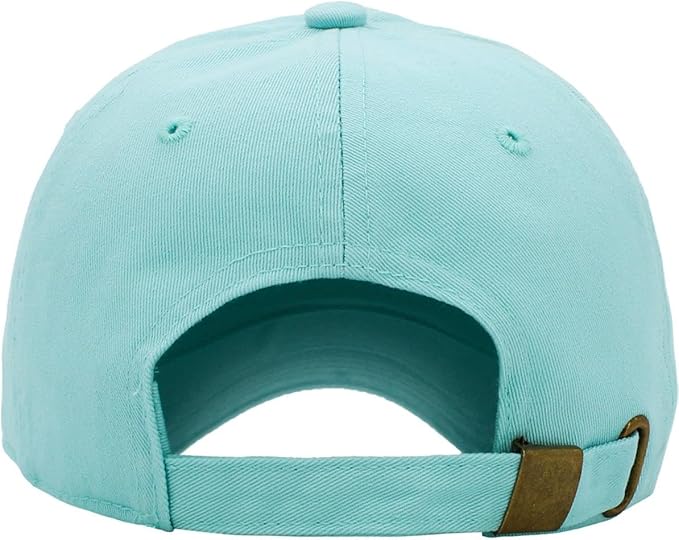 KBETHOS Classic Unisex Cotton Adjustable Low Crown Baseball Cap – Plain Dad Hat