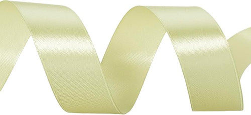 1 Inch Spring Green/Fresh Sprout Solid Satin Ribbon, 50 Yards Craft Fabric - Image 2