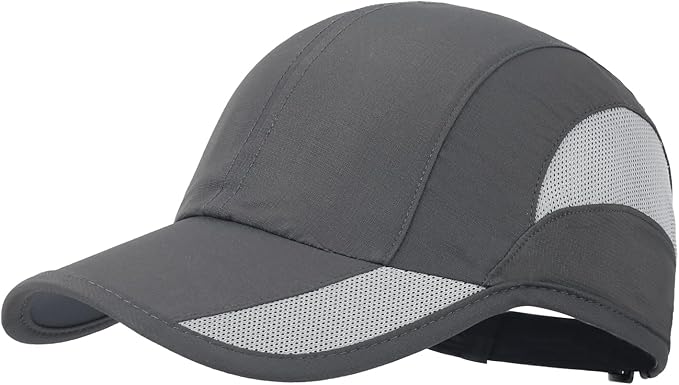 HH HOFNEN Quick Dry Baseball Cap Unstructured Running Cap Water-Resistant UPF 50+ Mesh Golf Sun Hats for Men Women