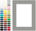 Poster Master Mid Gray Matboard – 4-Ply Acid-Free Picture Mat Board by PosterMaster