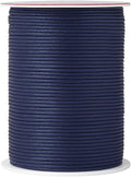 Mandala Crafts 2mm 109 Yards Navy Blue Cotton Waxed Cord by MandalaCrafts