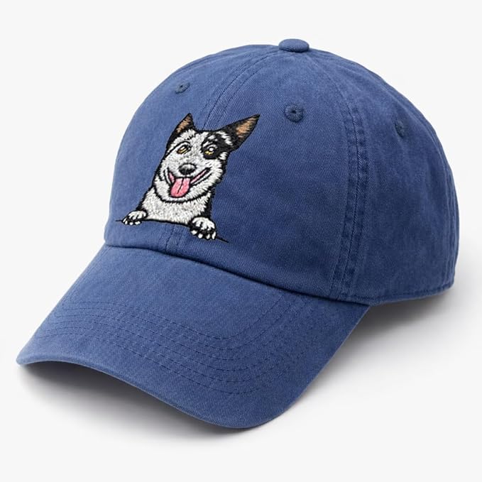 Pet Dog Lover Gifts,Embroidered Dog Baseball Hats for Men Women Dad Mom