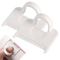 2 PCS Square 3mm Edge Lock Seam Guide, Mini Sewing Finger Ruler by Unknown