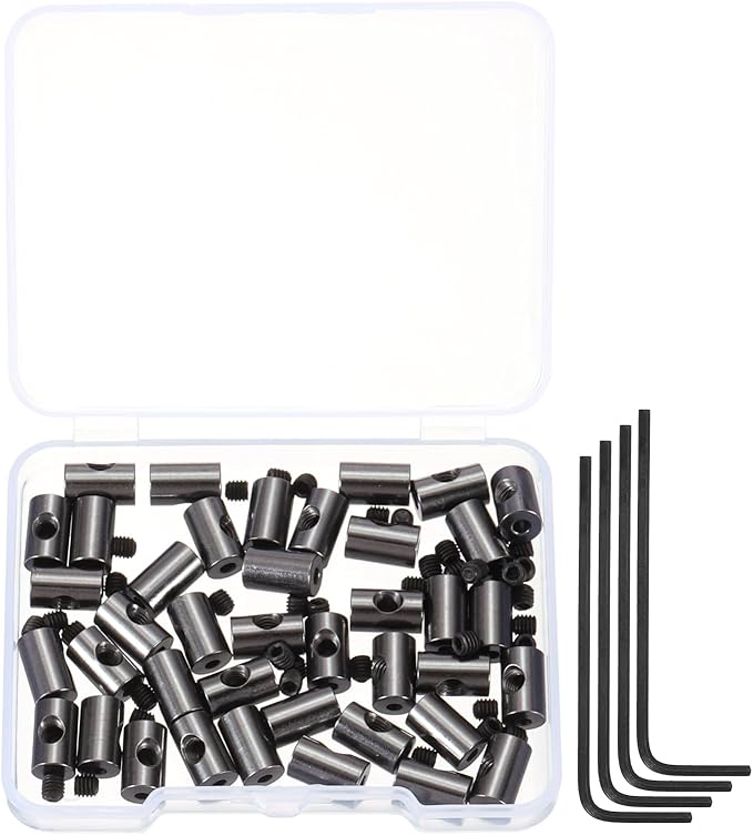 MECCANIXITY 40 Pcs Metal Locking Pin Backs, Locking Pin Keepers Clasp 9mm by MECCANIXITY