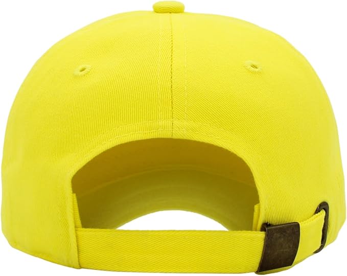 KBETHOS Classic Unisex Cotton Adjustable Low Crown Baseball Cap – Plain Dad Hat