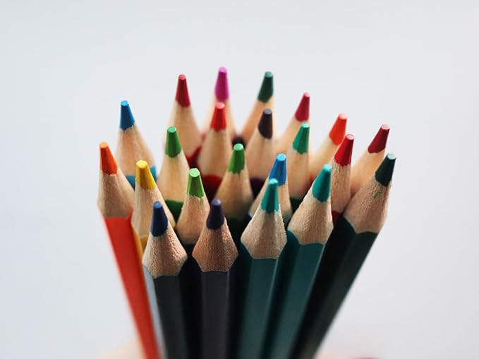 SKKSTATIONERY 50Pcs Colored Pencils, 50 Vibrant Colors, Drawing Pencils - Image 4