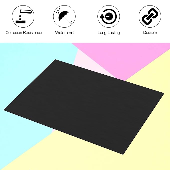 Anodized Aluminum Sheet Metal 12 x 16 x 1/16 Inch Black Metal Plates - Image 2