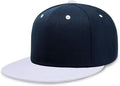 CHOK.LIDS Flat Bill Visor Classic Snapback Hat Blank Adjustable Brim High Top End Trendy Color Style Plain Tone Baseball Cap