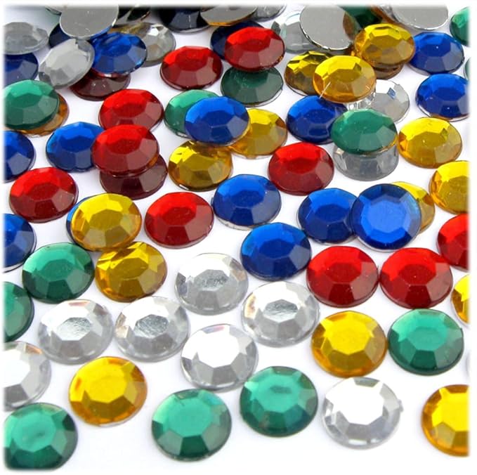 The Crafts Outlet 144pc Rhinestones Round 10mm - Image 3