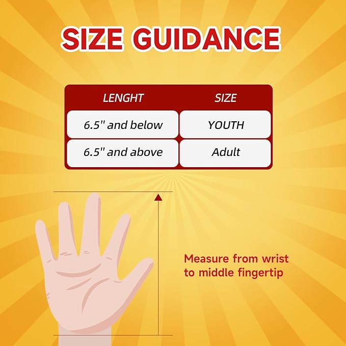 Big Crazy Sliding Mitt for Youth & Adult, Baseball Softball Sliding Mitt, Baseball Accessories and Protective Gear Flexible, Durable, Ambidextrous
