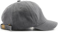Short Brim Vintage Baseball Cap Adjustable Unstructured Washed Distressed Cotton Blank Dad Hat for Men & Women