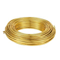 Fashewelry 82 Feet 9 Gauge Round Aluminum Wire 3mm Golden Bendable Metal Craft by FASHEWELRY
