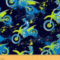 Feelyou Dirt Bike Fabric By The Yard Decorative Soft
