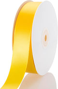 1 Inch Yellow Ribbon, 50 Yards Craft Polyester Satin Ribbon Perfect by Unknown