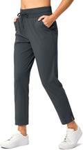 Soothfeel Women's Pants with 4 Pockets 7/8 Stretch High Waisted Sweatpants Travel Athletic Work Golf Pants for Women