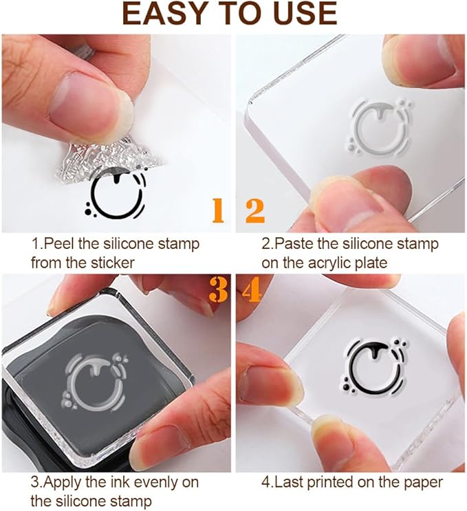 29 Pcs Acrylic Stamps for Crafting Card Making Supplies Set Include 3 Acrylic - Image 7