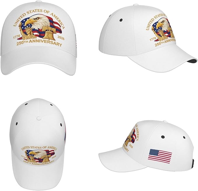 USA Flag Baseball Cap American Patriotic Trucker Hat Father Dad Mother Mom Adjustable Sportswear Hat for Men Women Adults