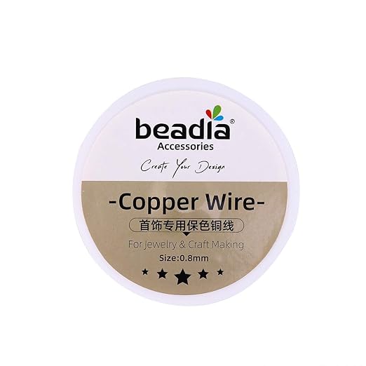 Silver Copper Wire 0.8mm Bead Cord - Image 7