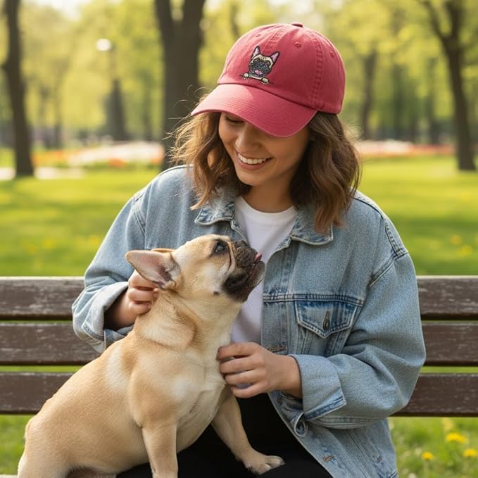 Pet Dog Lover Gifts,Embroidered Dog Baseball Hats for Men Women Dad Mom