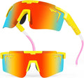 2-Sizes Kids Youth Baseball Sunglasses Men Women Vipers Sunglasses Softball Boys Girl True Polarization &UV Protection