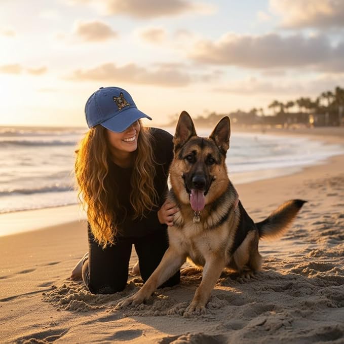 Pet Dog Lover Gifts,Embroidered Dog Baseball Hats for Men Women Dad Mom