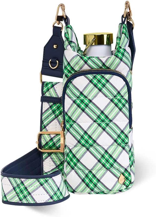 WanderFull® Original HydroBag® Collection, Water Bottle Holder, Gift for Women, Mom, Girlfriend, w/Strap & Phone Pocket, Hands-Free Crossbody Water Bottle Bag