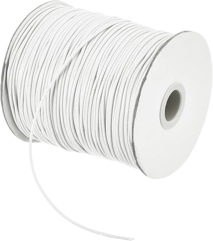 MECCANIXITY Waxed Cord 1.5mm Waxed Polyester Cord 175 Yard Wax String by MECCANIXITY