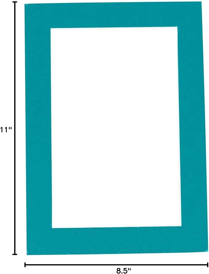 Pack of 25 Acid Free 8.5x11 Mats Bevel Cut - Image 10