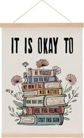 Inspirational Boho Poster Hanger, Positive Affirmations Wall Decor, Educational by Unknown