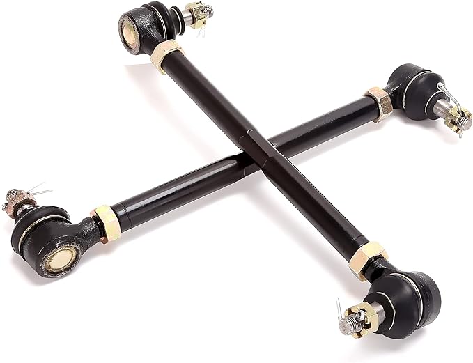 10L0L Golf Cart Steering Tie Rod Assembly for EZGO TXT & Medalist 1994.5-2001, 2 Set, OEM# 70074-G01, 70074-G02