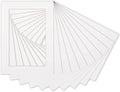 Pack of 25 Acid Free 8x10 Mats Bevel Cut by Poster+Palooza
