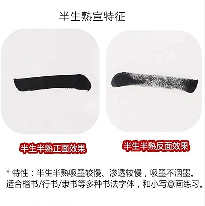MEGREZ Roll Pack Xuan Paper Thicken Calligraphy Xuan Paper Sumi Paper - Image 3
