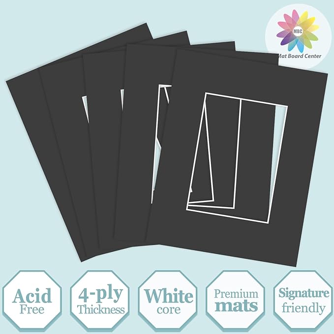 MBC Mat Board Center, 5 Pack 8.5X11 - Image 2