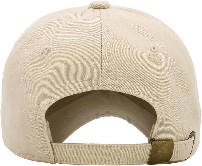 KBETHOS Classic Unisex Cotton Adjustable Low Crown Baseball Cap – Plain Dad Hat