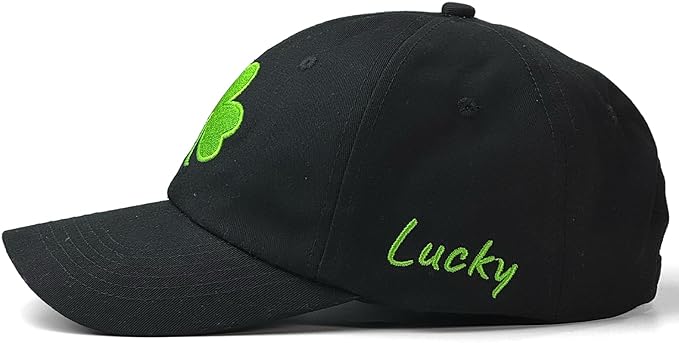 St Patricks Day hat Green Baseball Cap Shamrock Embroidered for man Women Funny