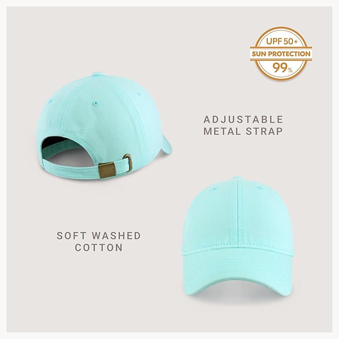 CHOK.LIDS Everyday Premium Dad Hat Unisex Cotton Baseball Cap for Men and Women Adjustable Lightweight Polo Style Curved Brim