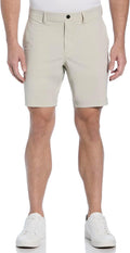 PGA Tour Men's 8" Solid Performance Stretch Pull-on Golf Shorts with Stretch Waistband, Moisture-Wicking, Sun Protection