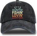 Fishing Adjustable Cotton Baseball Cap, Funny Trucker Hat Gift for Men Women Grandpa Dad Fishing Lover Fisherman