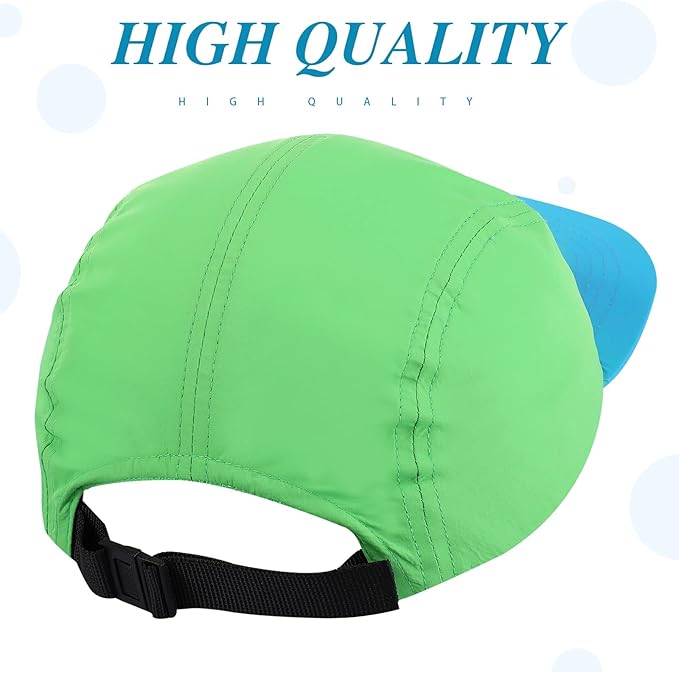 Cindeer 80s 90s Neon Hat Nylon Cap Retro Adjustable Cap for Women Men 80s Costumes Accessories 90s Theme Party