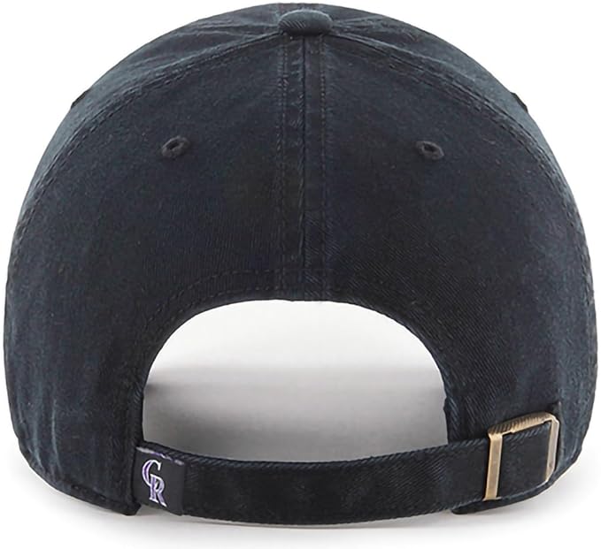 47 Brand MLB Team Color Home Primary Logo Clean Up Adjustable Baseball Cap Hat, Adult One Size Fits All