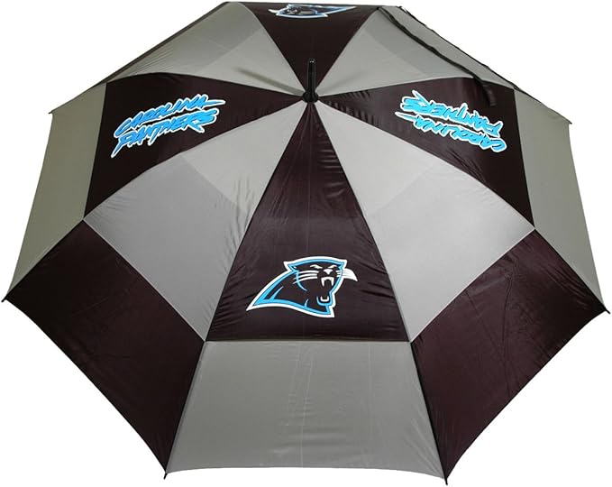 Team Golf NFL San Francisco 49ers Golf Umbrella 62" Golf Umbrella with Protective Sheath, Double Canopy Wind Protection Design, Auto Open Button