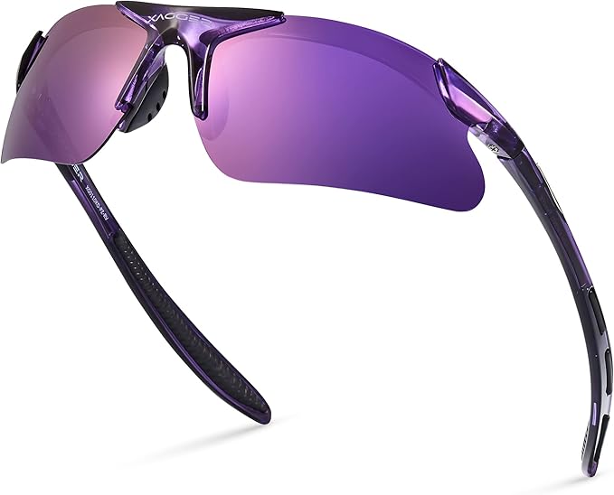 Xagger Kids Youth Polarized Sports Sunglasses for Boys Girls Baseball Softball Glasses TR90 Frame