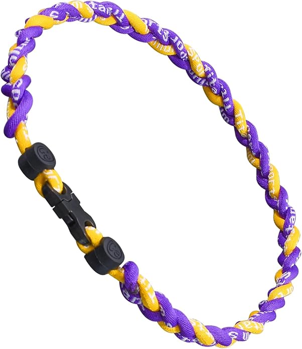 18inch Baseball Necklace,Fashion Tri-Braided Rope Tornado Necklace for Sports Fan