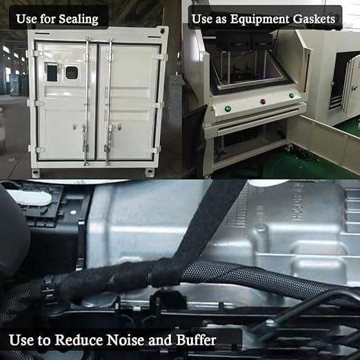 Neoprene Rubber Strips Self Adhesive Solid Rubber Sheets, Rolls & Strips - Image 6