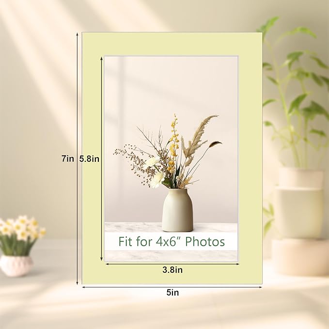 Egofine 14 Packs Picture Frame Mats, 5x7 Picture Mats - Image 2