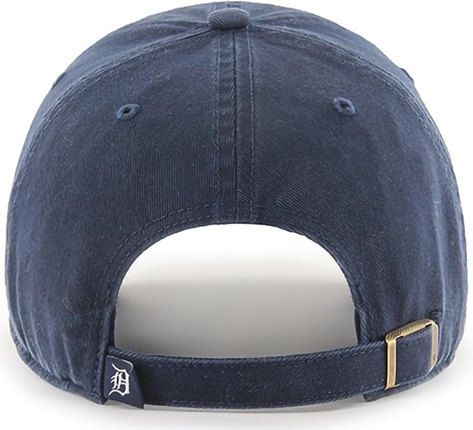47 Brand MLB Team Color Home Primary Logo Clean Up Adjustable Baseball Cap Hat, Adult One Size Fits All