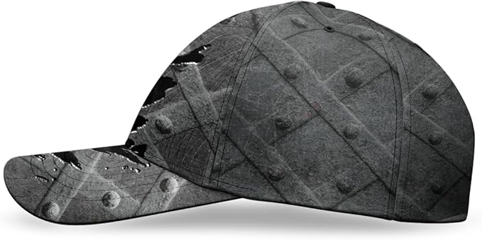 Baseball Cap for Men Women, Skull Cap for Men, Skeleton Gothic Horror Adjustable Strap Sports Soft Caps Outdoor