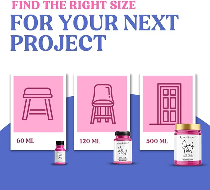 GRANOTONE Chalk Paint for Furniture | Matt-Finish Water-Based Acrylic Paint for - Image 5