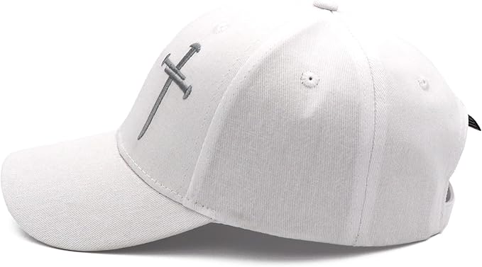Jesus 3 Nail Cross Adjustable Baseball Cap with American Flag Hats for Men and Women Christian Gifts
