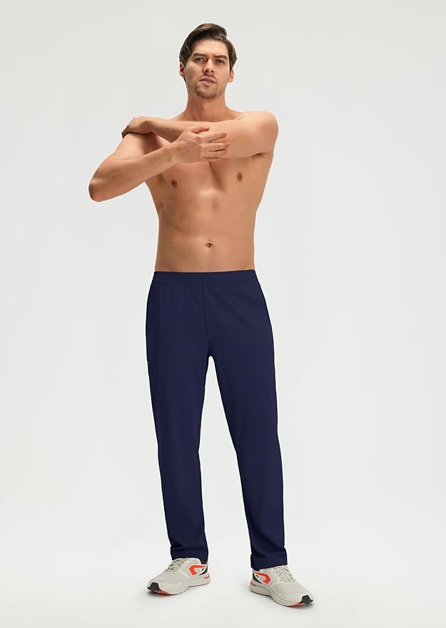 M MAELREG Sweatpants for Men with Pockets Stretch Joggers Lightweight Track Pants for Running Golf Mens Sweatpants Joggers